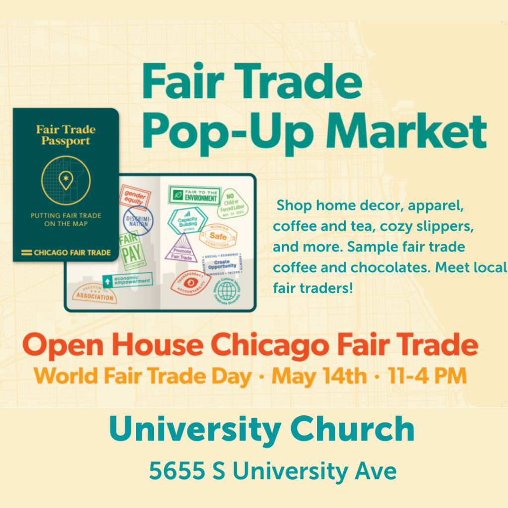 Chicago Fair Trade Pop Up Shop Fair Trade Pop-Up Market: Hyde Park · Chicago Fair Trade