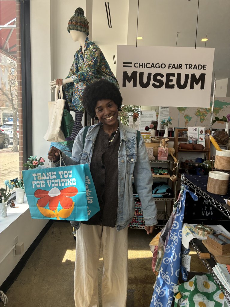 A happy shopper