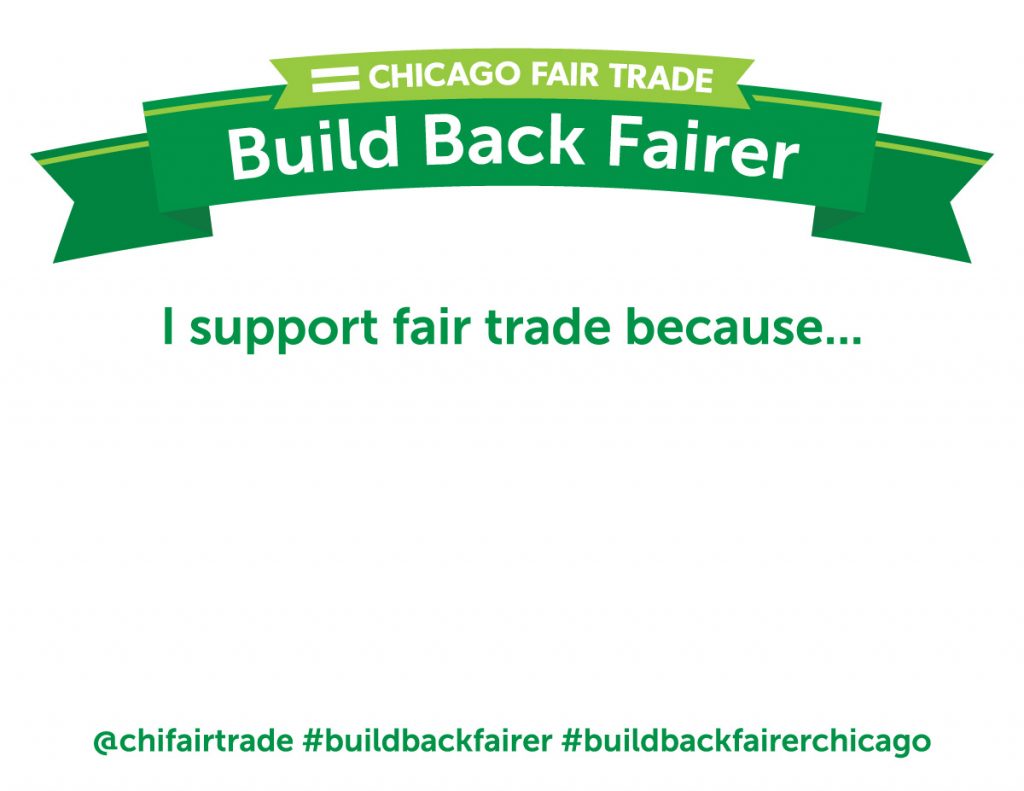 I Support Fair Trade sign